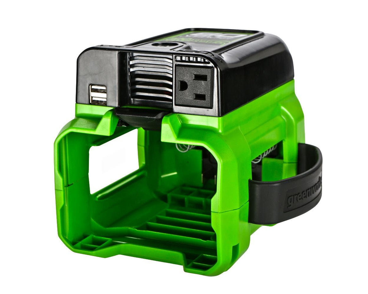 80V Cordless Battery 300 Watt Power Inverter, 2Ah Battery and Charger