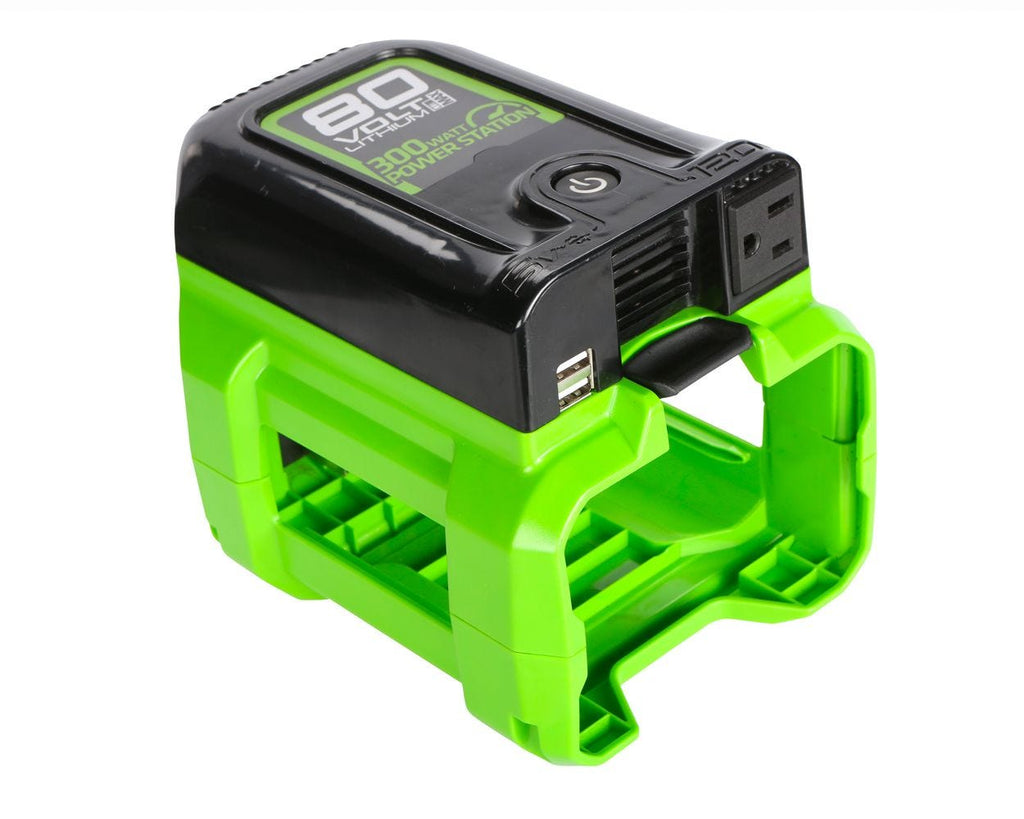 80V Cordless Battery 300 Watt Power Inverter, 2Ah Battery and Charger