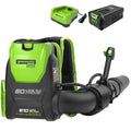 80V 610 CFM Cordless Battery Backpack Blower ,5Ah Battery and Rapid Charger