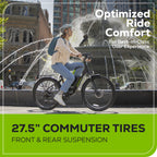 80V VENTURE Series 27.5" Electric Commuter Bike (Tool Only)