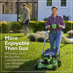 60V 21" Cordless Battery Dual Blade Self-Propelled Mower, (1) 8Ah battery and 6A Charger, LM2146S