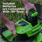 60V 21" Cordless Battery Dual Blade Self-Propelled Mower, (1) 8Ah battery and 6A Charger, LM2146S