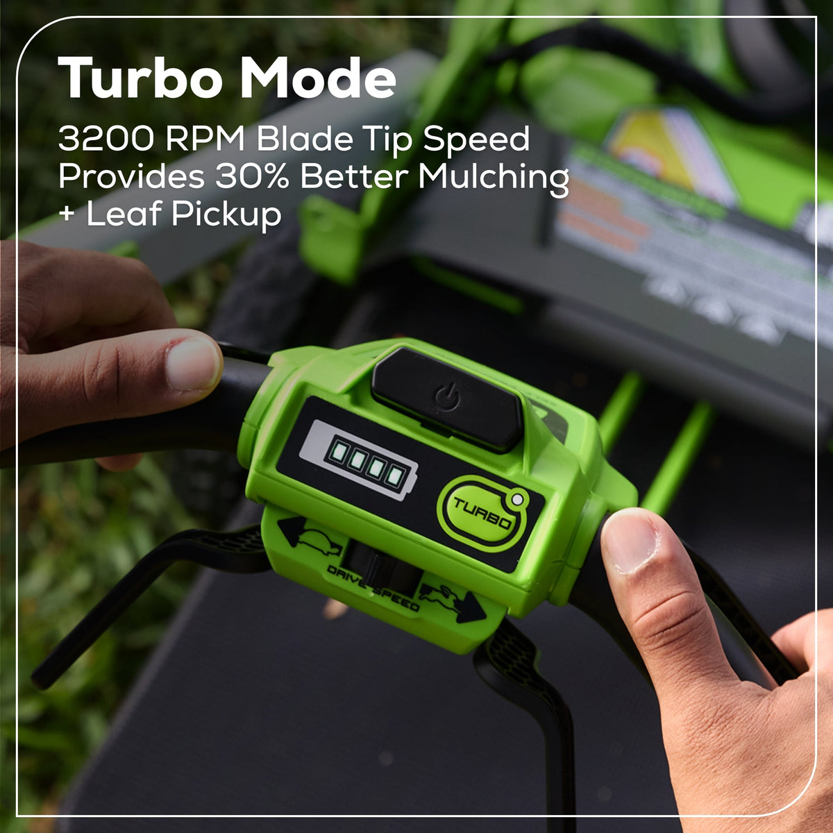 60V 21" Cordless Battery Dual Blade Self-Propelled Mower, (1) 8Ah battery and 6A Charger, LM2146S