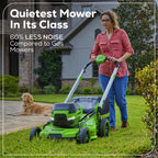 60V 21" Cordless Battery Self-Propelled Mower: (2) 5Ah Battery and 6A Rapid Charger, LM2156S