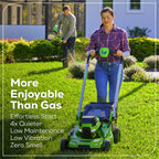 60V 21" Cordless Battery Self-Propelled Mower: (2) 5Ah Battery and 6A Rapid Charger, LM2156S