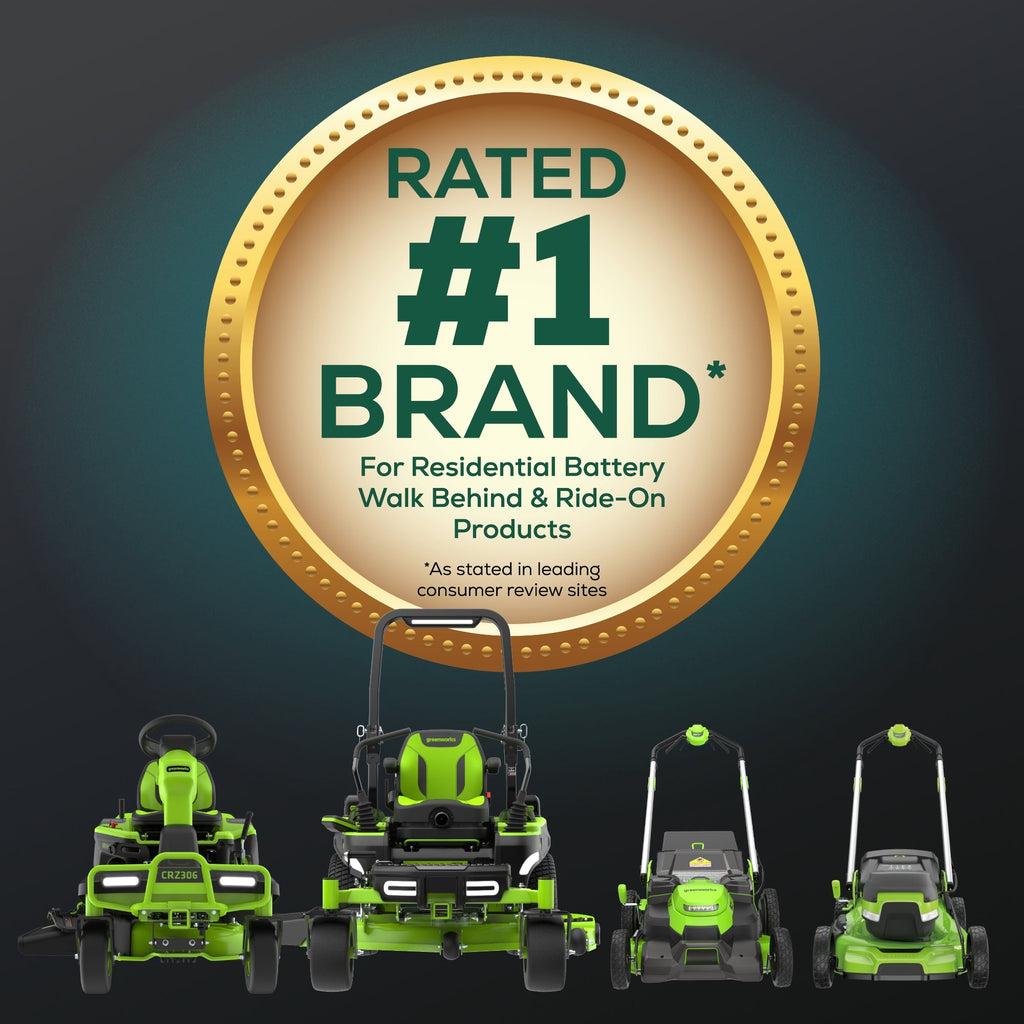 60V 21" Cordless Battery Self-Propelled Mower: (2) 5Ah Battery and 6A Rapid Charger, LM2156S