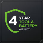 80V 800CFM Cordless Battery Dual-Port Backpack Blower: (2) 5Ah Battery and Dual-Port Rapid Charger