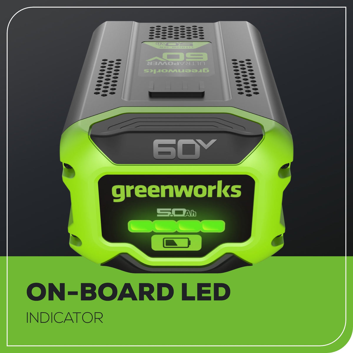 60V 5.0 Ah Ultra Power Battery