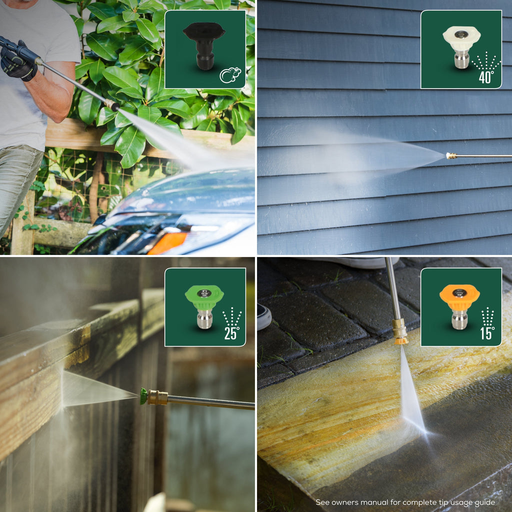3000 PSI Pressure Washer, Premium Foam Cannon Combo Kit