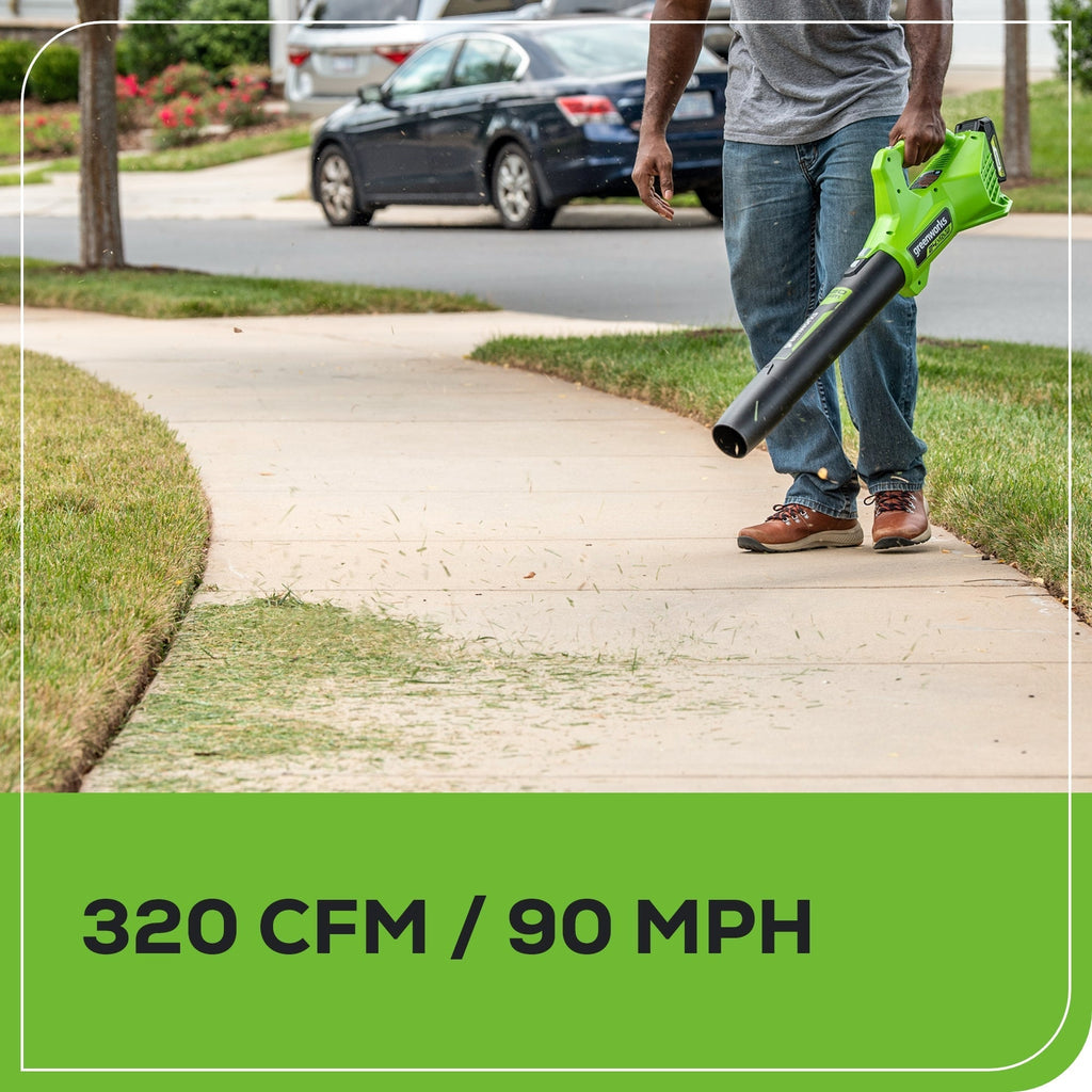 48V (24V x 2) 21" Cordless Battery Self-Propelled Mower 5PC Combo Kit: (2) 5.0Ah Batteries and Chargers