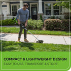 40V 8" Cordless Battery Edger and 12" String Trimmer Combo Kit w 4.0 Ah Battery and Charger