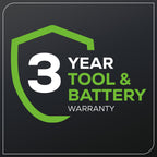 40V 20" Cordless Battery Push Mower 3pc Combo Kit: 4.0 Ah Battery and Charger