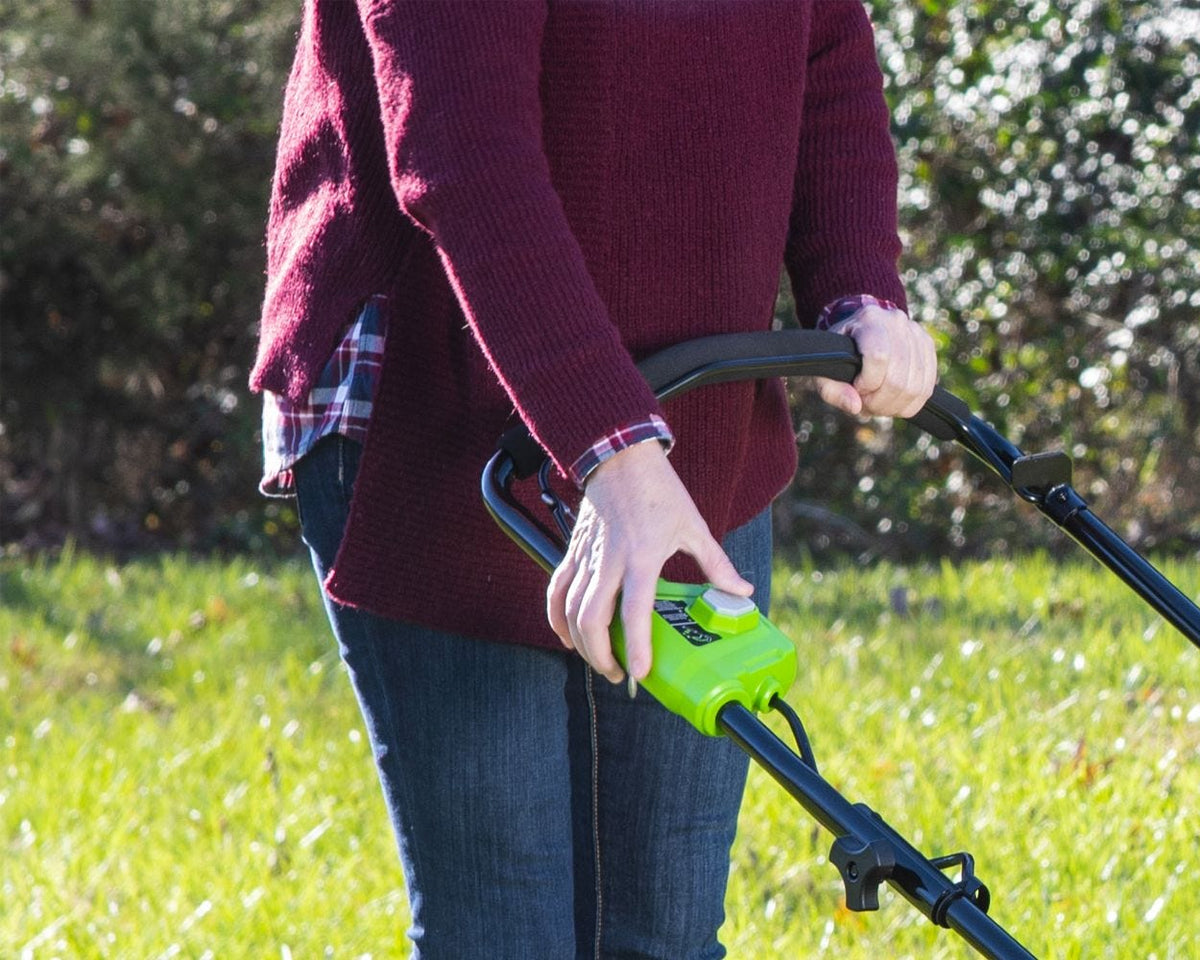 40V 20" Cordless Battery Push Lawn Mower: 5.0 Ah Battery and Charger, LM2034
