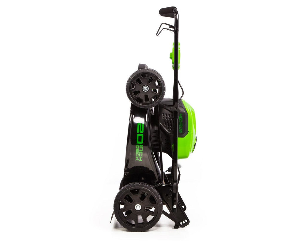40V 20" Cordless Battery Push Lawn Mower: 5.0 Ah Battery and Charger, LM2034