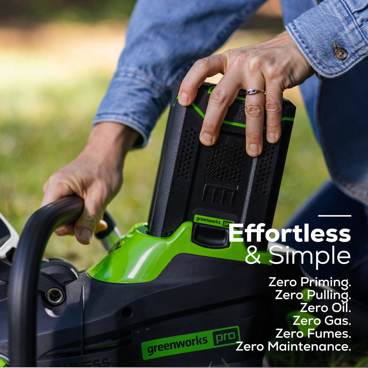 80V 16" 2.0 kW Cordless Battery Chainsaw (Tool Only)