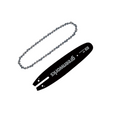 8" Replacement Pole Saw Bar and Chain Combo Kit, .3/8" Pitch, .050" Chain Gauge and 33 DL