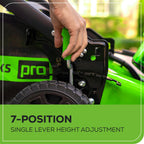 80V 21" Cordless Battery 4-in-1 Push Mower and 16" String Trimmer Combo Kit, (1) 4.0 Ah Battery and (1) Rapid Charger