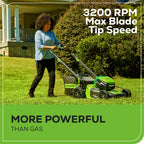 80V 21" Cordless Battery 4-in-1 Push Mower and 16" String Trimmer Combo Kit, (1) 4.0 Ah Battery and (1) Rapid Charger