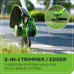 40V 21" Cordless Battery Self-Propelled Lawn Mower 3PC Combo Kit, (1) 5.0Ah Battery: (1) 2.0 Ah Battery and (2) Chargers