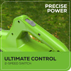 48V (24V x 2) 20" Cordless Battery Push Mower 3PC Combo Kit: (2) 4.0 Ah USB Batteries,(1) 2.0 Ah Battery,(1) Dual-Port Rapid Charger and (1) Charger