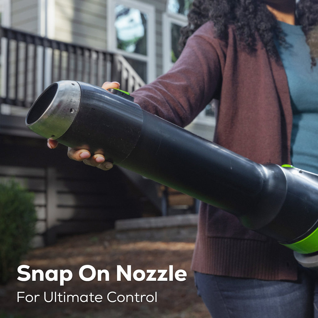 80V 750CFM Cordless Battery Leaf Blower: 2.5 Ah Battery and Charger