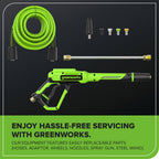 2700 PSI 1.2 GPM Cold Water Electric Pressure Washer