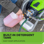 2700 PSI 1.2 GPM Cold Water Electric Pressure Washer