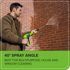 2100 PSI 1.2 GPM Portable Cold Water Electric Pressure Washer