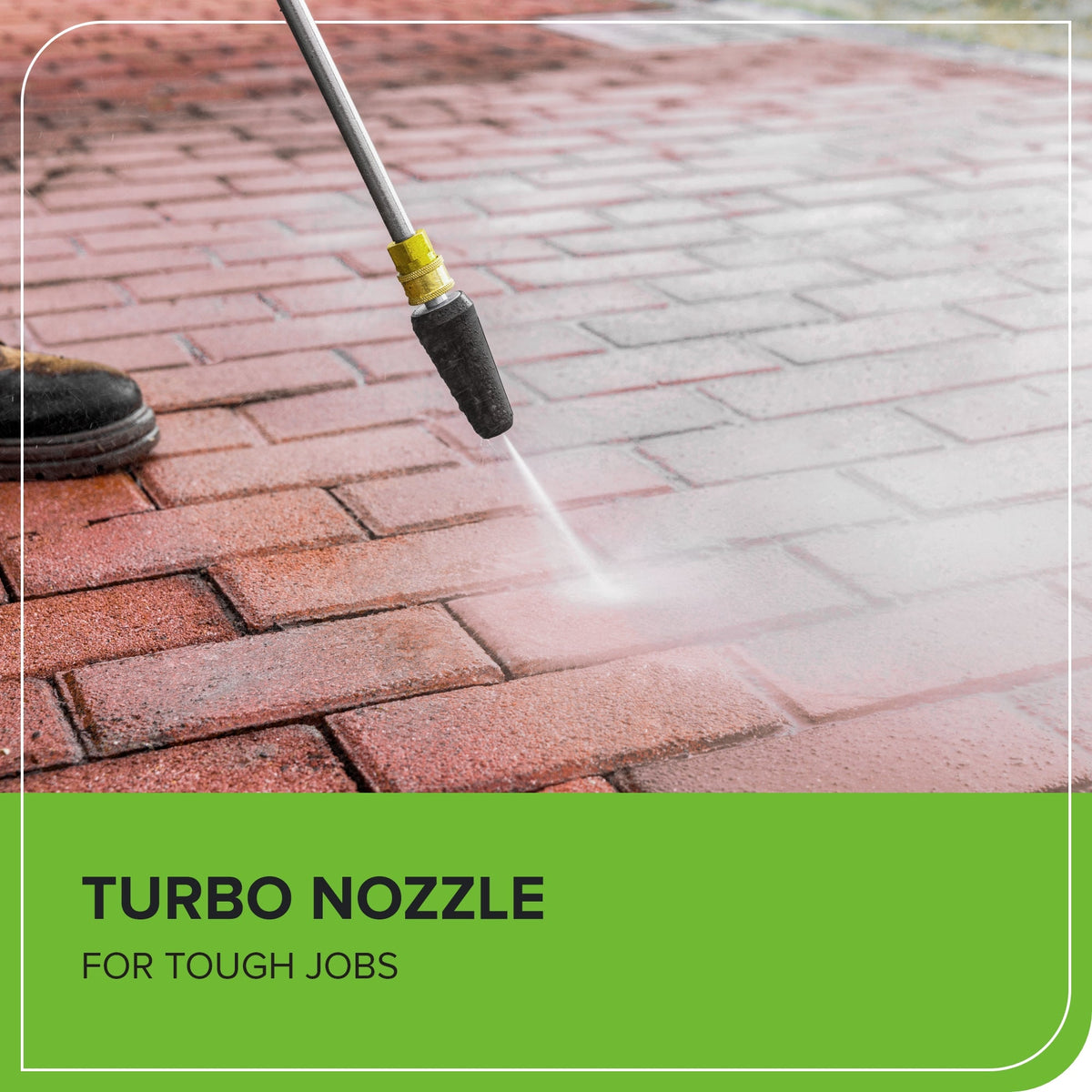 2100 PSI 1.2 GPM Portable Cold Water Electric Pressure Washer
