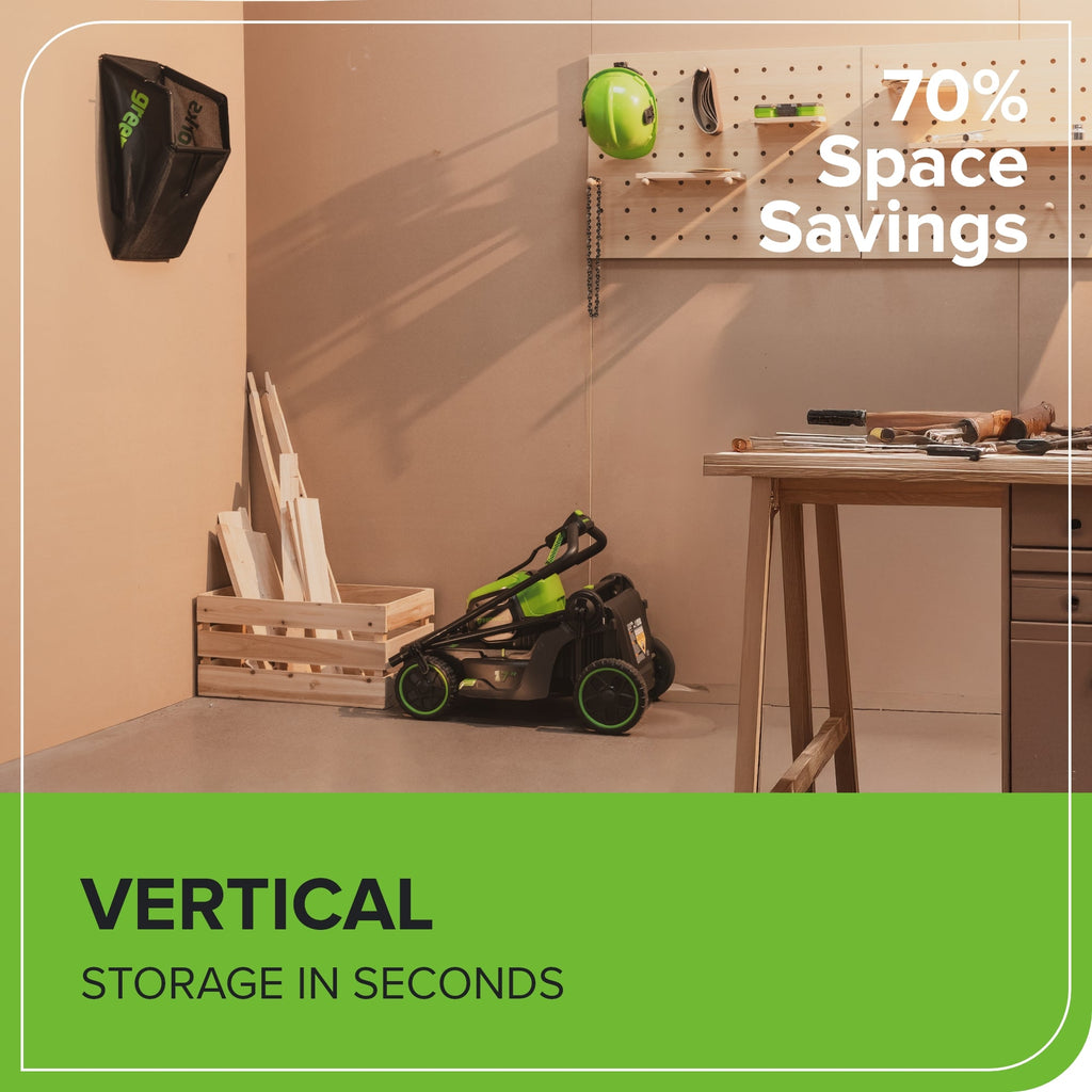 60V 17" Cordless Battery Push Lawn Mower: 4.0 Ah Battery and Charger, LM1716