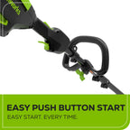 60V Cordless Battery 3PC Handheld Combo Kit, String Trimmer, Blower and Hedge Trimmer, (1) 2.5 Ah Battery and Charger
