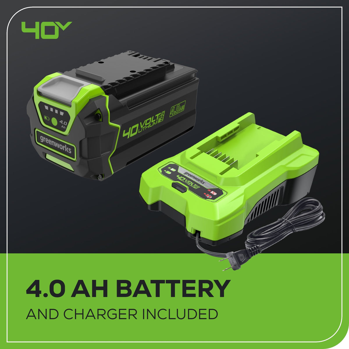 40V 16" Cordless Battery Brushless Push Lawn Mower and 350 CFM Blower Combo Kit: 4.0 Ah Battery and Charger