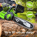 40V 12" Cordless Battery Chainsaw (Tool Only)