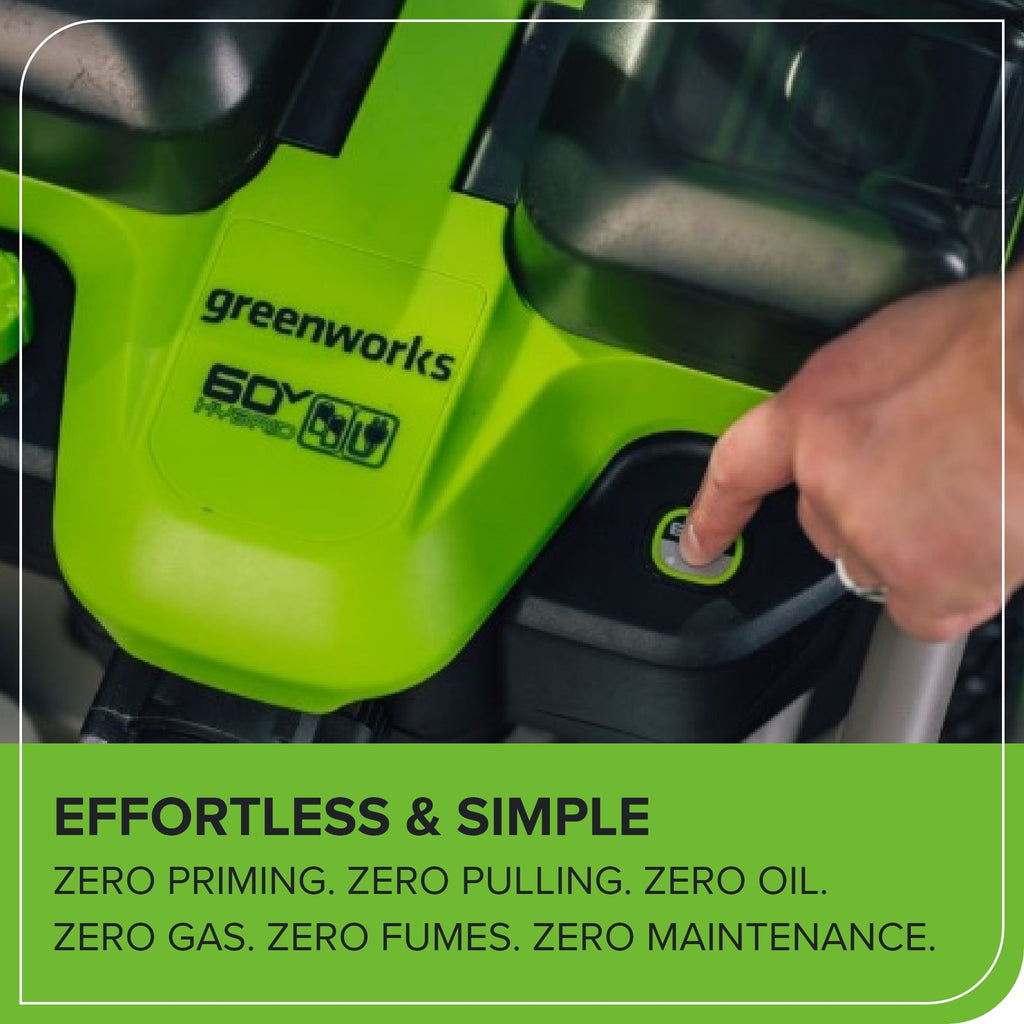 Corded/60V 3000-PSI 2.0 GPM Electric Pressure Washer: (2) 5.0Ah Batteries and Dual-Port Charger