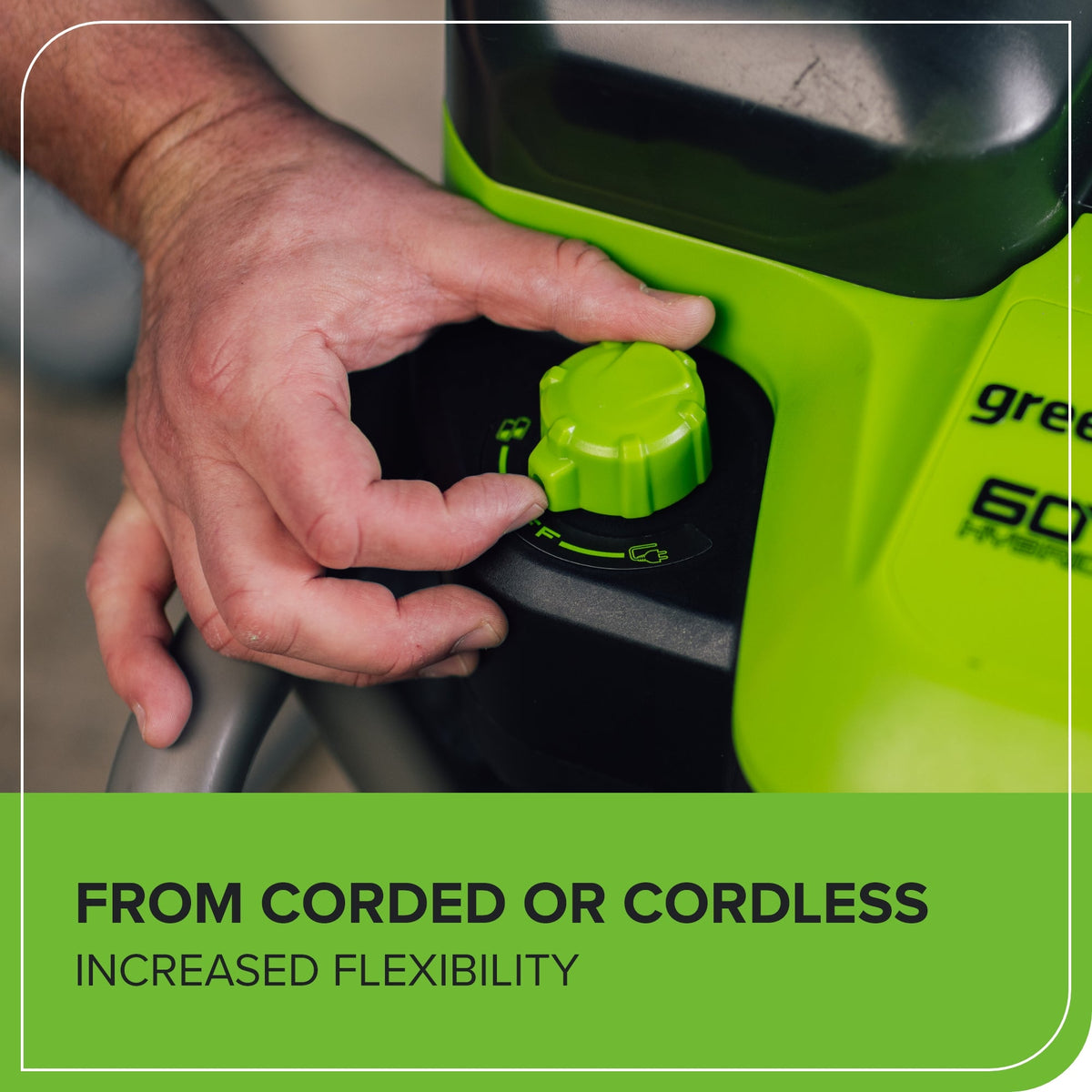 Corded/60V 3000-PSI 2.0 GPM Electric Pressure Washer: (2) 5.0Ah Batteries and Dual-Port Charger