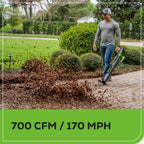 80V 21" Cordless Battery 4-in-1 Self-Propelled Lawn Mower and 700CFM Blower Combo Kit: 5.0 Ah Battery and 6A Charger