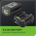80V 21" Cordless Battery 4-in-1 Self-Propelled Lawn Mower and 700CFM Blower Combo Kit: 5.0 Ah Battery and 6A Charger
