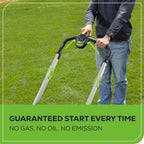 80V 21" Cordless Battery 4-in-1 Push Lawn Mower: 5.0 Ah Battery and 4A Charger, LM2108