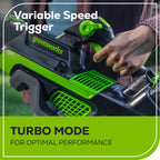 OPEN BOX 80V 800 CFM Brushless Leaf Blower w/ 2.5Ah Battery & Charger