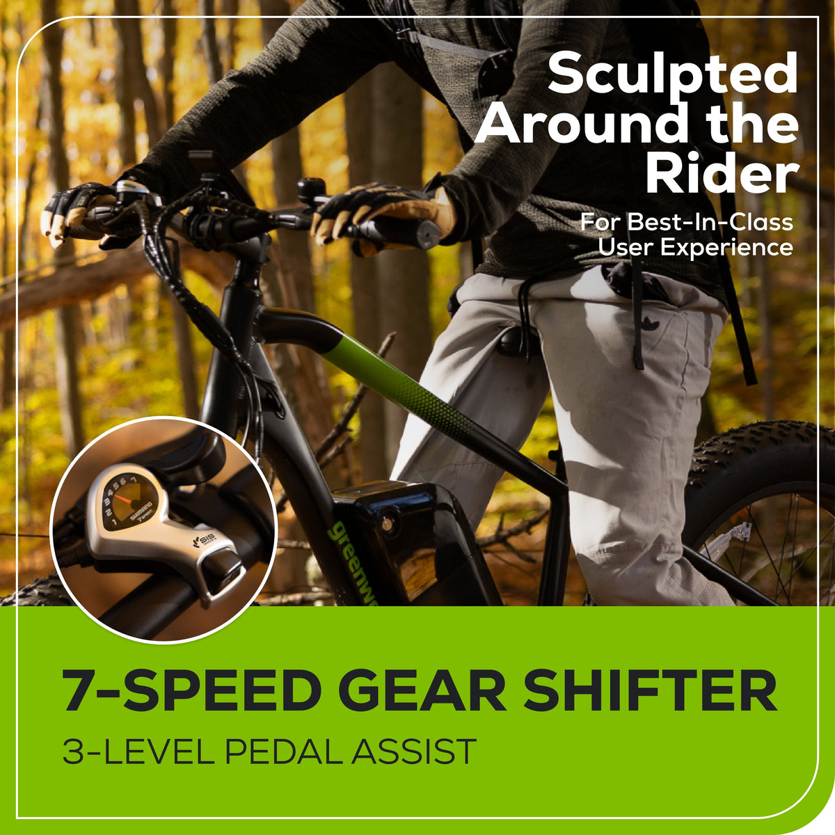 60V VENTURE Series 26" Fat Tire Electric Mountain Bike (Tool Only)