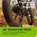 60V VENTURE Series 26" Fat Tire Electric Mountain Bike (Tool Only)