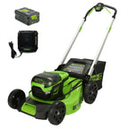 OPEN BOX 60V 21" Cordless Battery Push Lawn Mower: 5.0 Ah Battery and Charger, LM2116