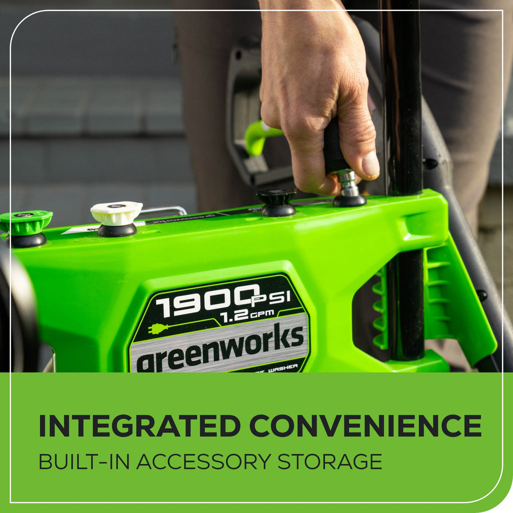 OPEN BOX 1900 PSI 1.2 GPM Cold Water Electric Pressure Washer