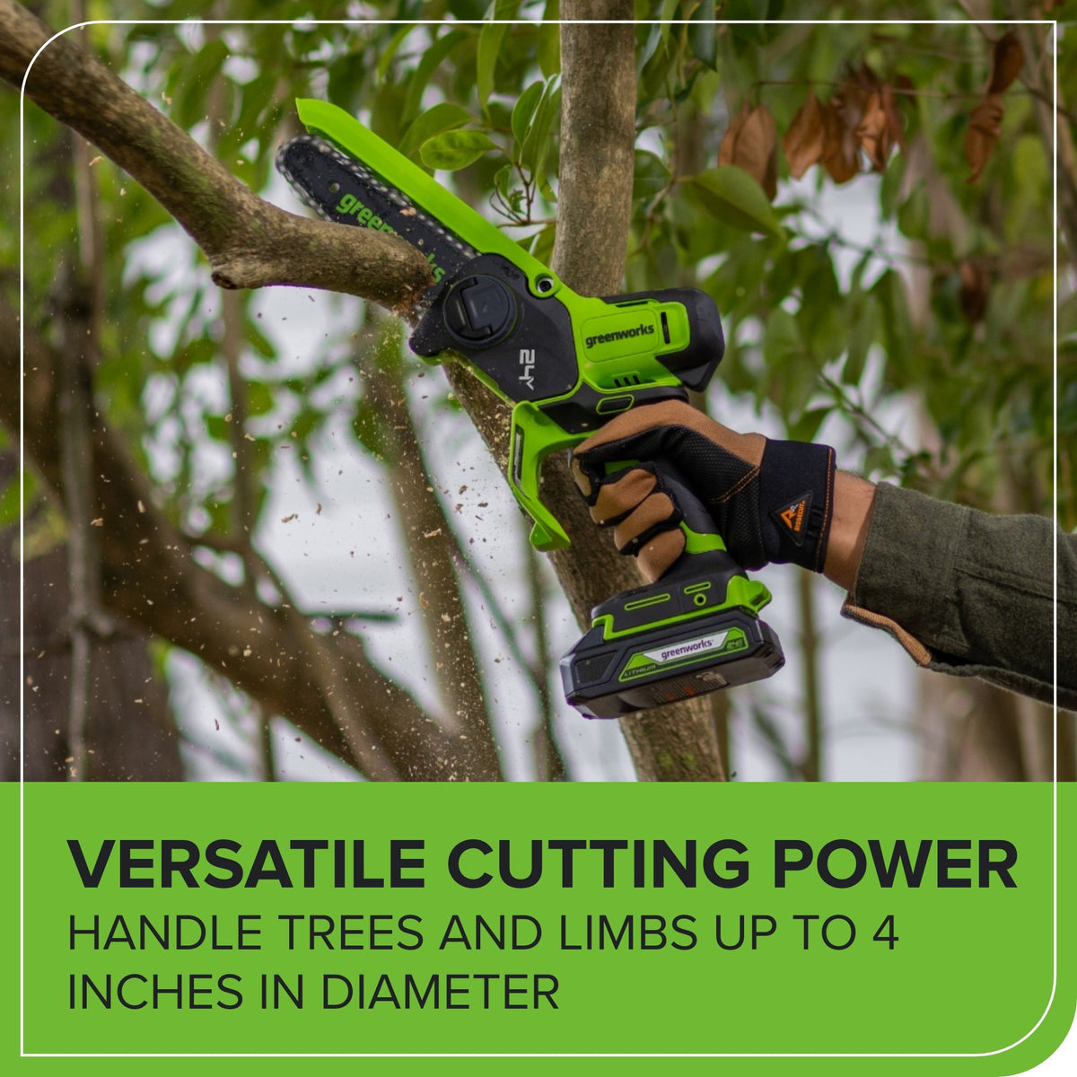 24V 6" Gen 2 Cordless Battery Brushless Pruner Saw (Tool Only)