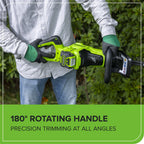 40V 26" Cordless Battery Hedge Trimmer: 2.0 Ah Battery and Charger