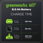 60V 8.0 Ah Ultra Power Bluetooth Battery