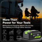24V Cordless Battery 1/2" 800 in/lbs Drill Driver: 4.0 Ah USB-C Battery and 65W USB-C Fast Charger