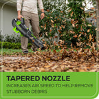 80V Cordless Brushless 16" String Trimmer and 700 CFM Blower Combo Kit: 2.5 Ah Battery and 4Amp Charger