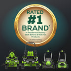 RENEWED 60V 42" Electric CrossoverZ Zero Turn Mower with (6) 8 Ah Batteries and (3) Dual-Port Turbo Chargers, CRZ4261