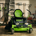 REFURBISHED 80V 42" Cordless Battery CrossoverZ Zero Turn Lawn Mower w/ Six (6) 5.0Ah Batteries and Three (3) Dual Port Turbo Chargers, CRZ4281